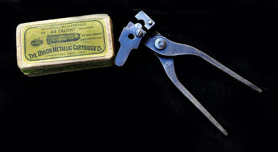 .44 Caliber Cartridge Box and Bullet Mold
