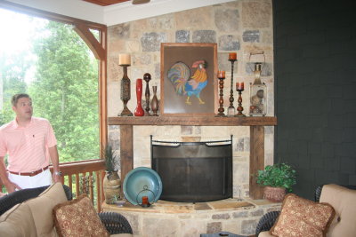 Screened in porch off the Living room. 