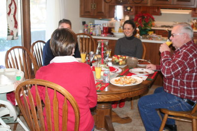 Davis traditional Christmas breakfast!
