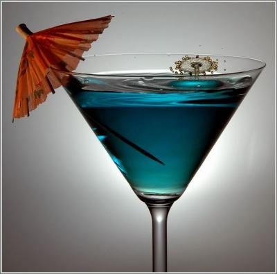 frisky cocktail (Challenge: Complementary Colours)