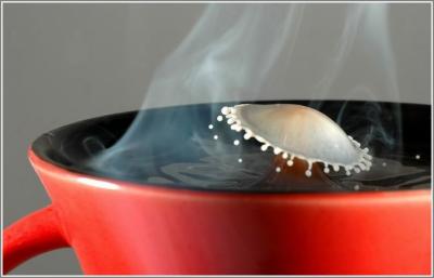 hot coffee, cold milk (Challenge: Heat)