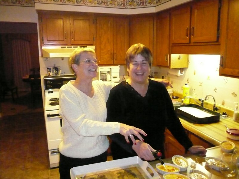 Expert assistance on the creme brulees.JPG