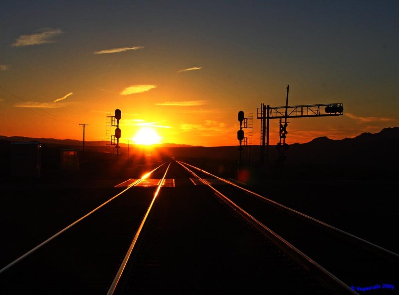 Sunset Ludlow crossing
