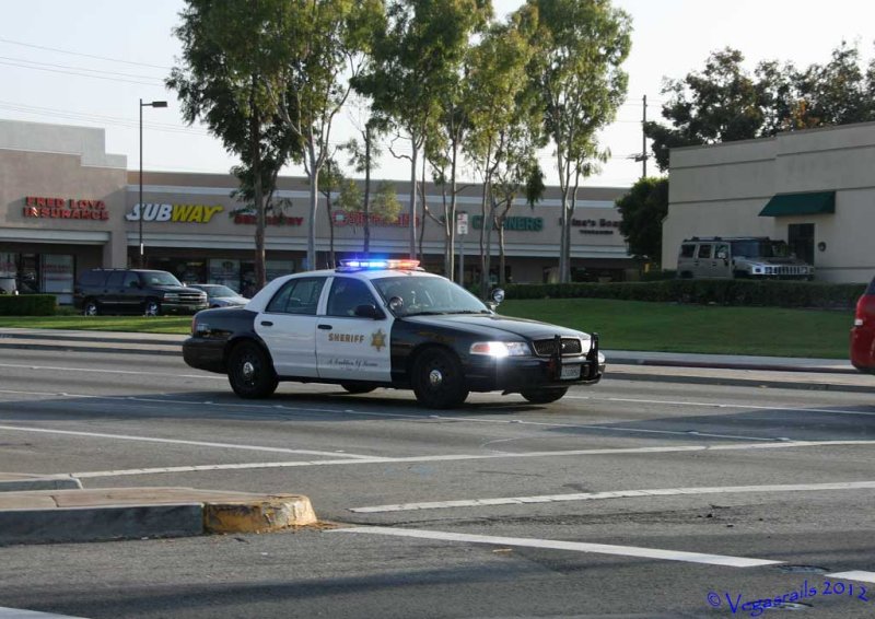 LASD responsing to a call