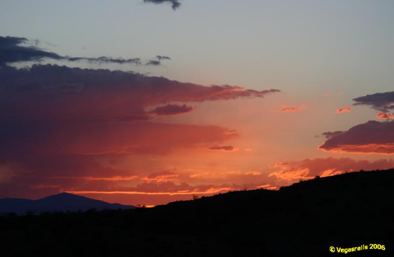 Sunset lost in Vegas