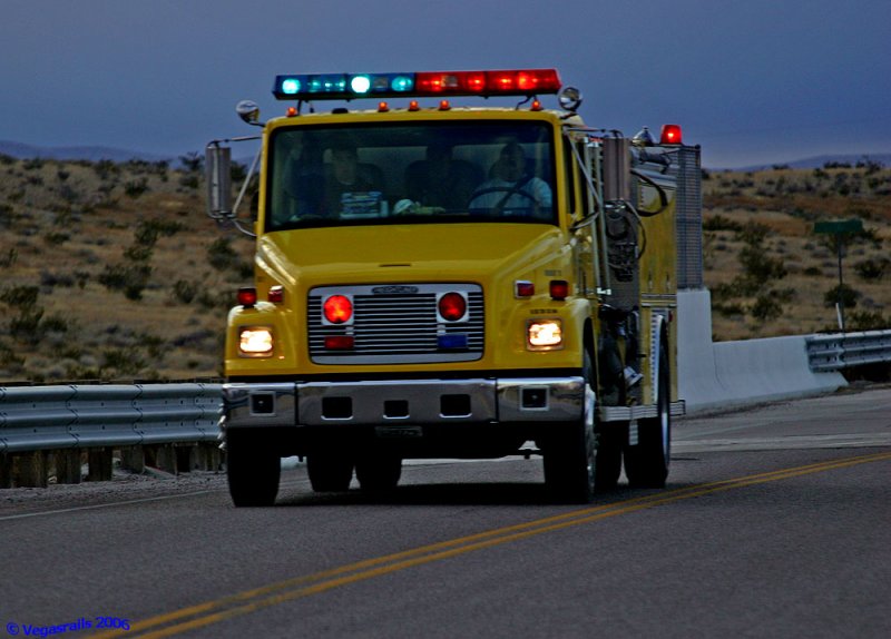 Moapa Volunteer Fire Dept Response