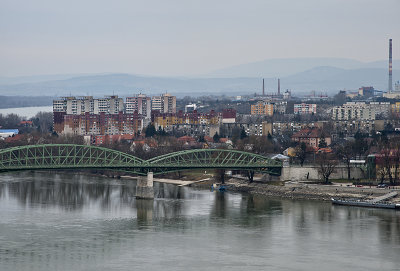 Border with Slovakia at Esztergom