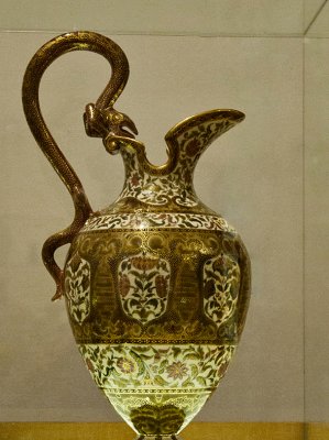 Serpentine vase