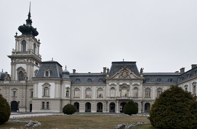 Festetics Palace, front garden
