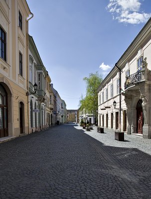Győr, quiet side street