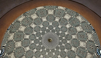Elephant ceiling, main dome