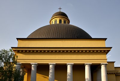 The gigantic Prohszka church