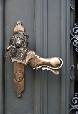 City of stylish doorknobs