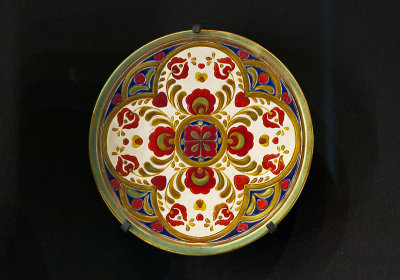 Plate with Hungarian folk motif (1904)
