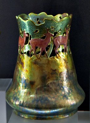 Vase, forest and deer (1905)