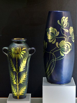 Vase, leaves (1900); vase, stems (1898)