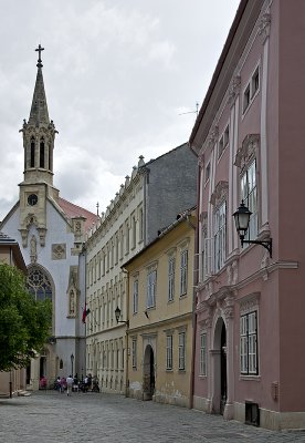 Church and school in the square