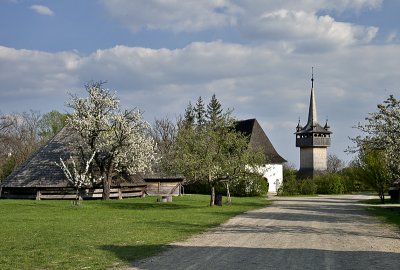 Church (Mánd), belfry, Upper Tisza