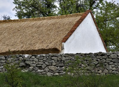 New thatch, Bakony, Balaton Uplands