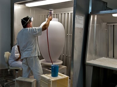 Glazing before firing