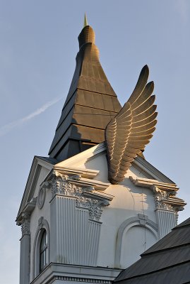 Winged tower