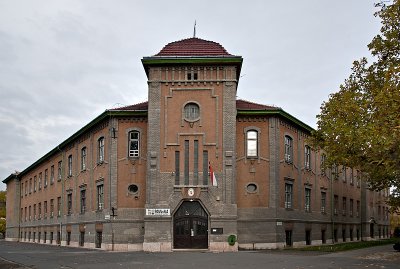 School in a distinctive building