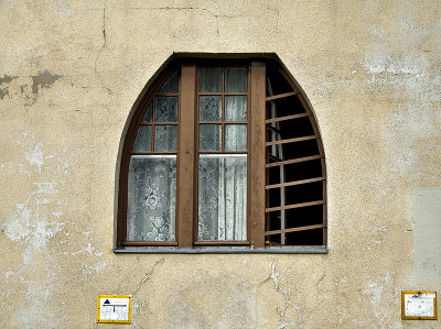 Window with slats