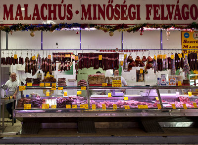 Festive butcher