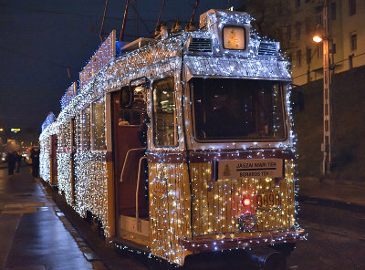 The Christmas tram