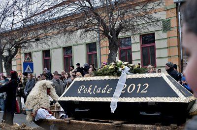 'Carnival 2012' (Croatian) coffin