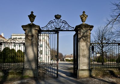 In the back gate