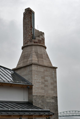 Vizivros, partially restored minaret