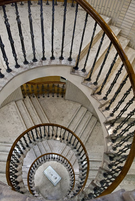 The marble staircase