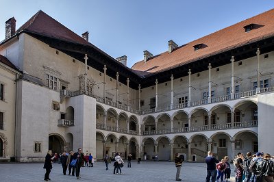 Wawel Royal Castle, courtyard (16th century)