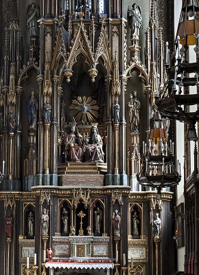 Dominican Church, high altar detail