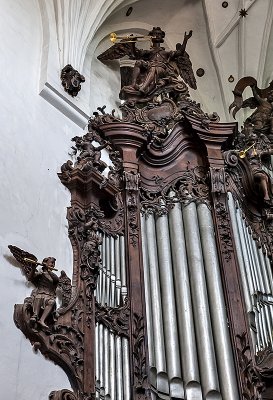 Oliwa Cathedral, organ detail