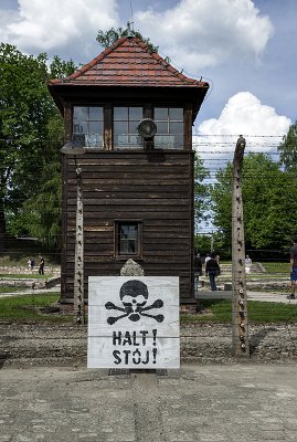 Auschwitz 1, ever watchful