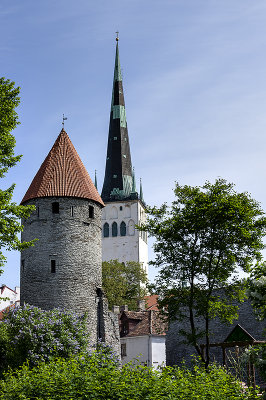 Medieval tower, St. Olav's Church