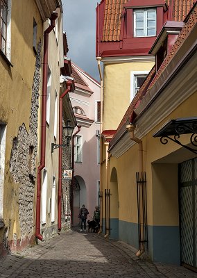 Colorful streets of Tallinn