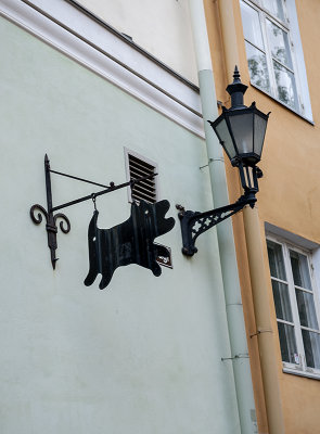 Whimsical signs of Tallinn