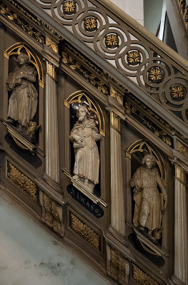 Dome Cathedral, 17th century pulpit detail
