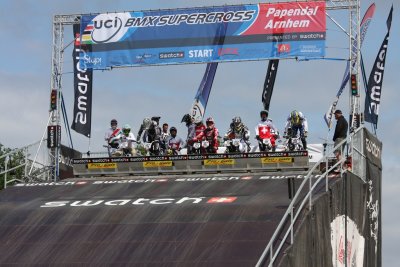 UCI BMX Supercross Papendal 2011 Training en time trail
