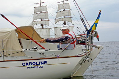 Gerda och Bill med Amigo 27