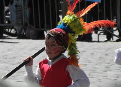 vestimenta de danza de la zona de Selca - Paucartambo - Cusco