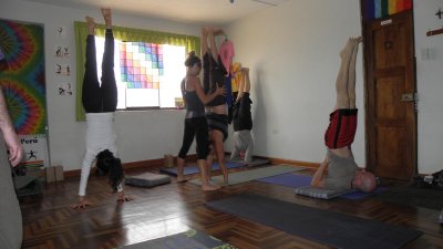 Yoga in Cusco Inversions