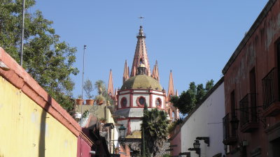 The Parroquia from a side street