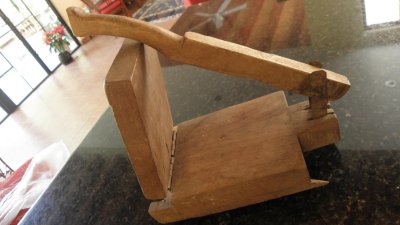Wooden tortilla press or Prensa