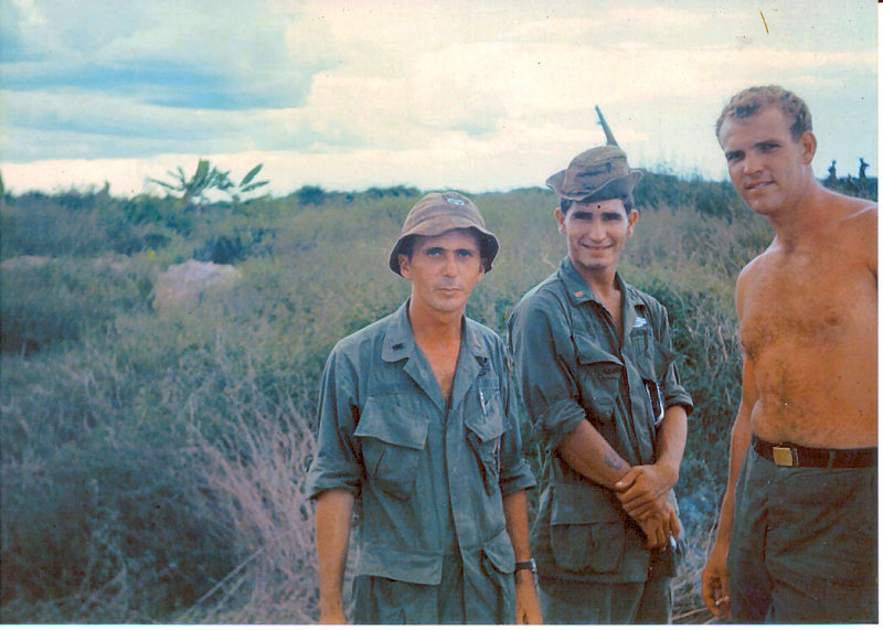Lt. Devine, Lt. Stroup and platoon Sgt