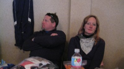 Waiting for results on Saturday night