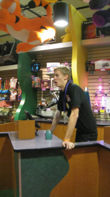 Jake at work